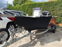 Malibu Axis boat with custom stone bra bow cover Australia
