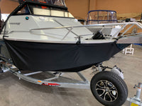 Bar Crusher stone bra Australia custom boat bow cover front view
