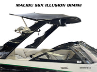 Malibu Illusion SSX bimini cover without navigation light custom fit
